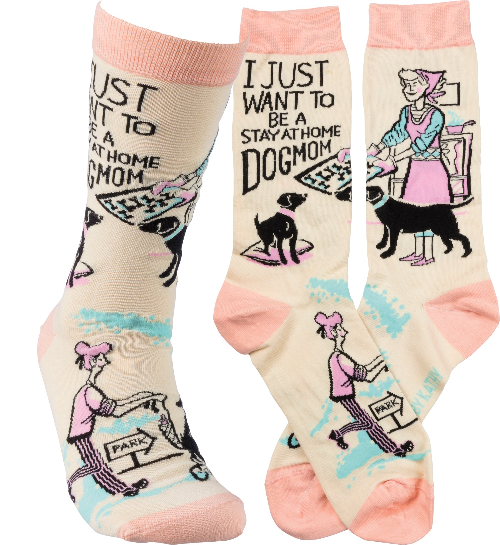 I Just Want To Be A Stay At Home Dog Mom Socks – Rebel Bones
